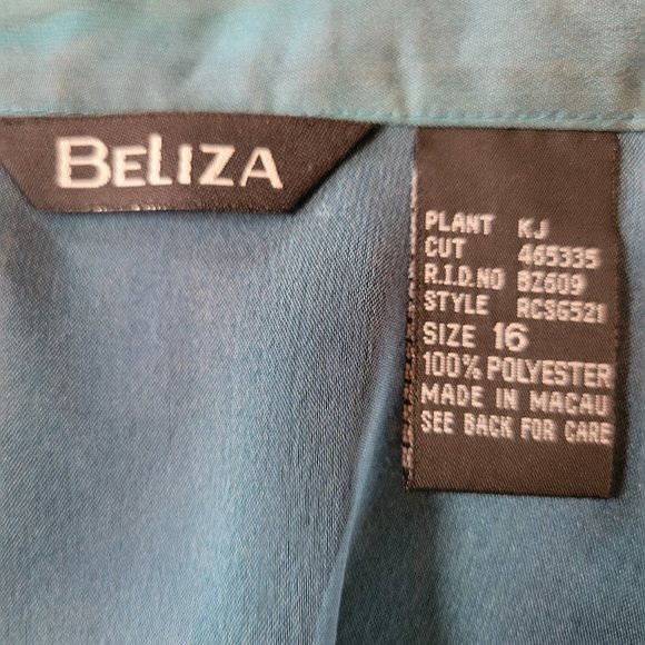 3 Pcs Skirt Tank and Blouse Set Translucent Blue - Picture 9 of 9